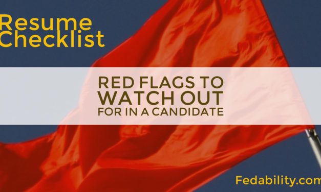 Resume checklist: 5 red-flags to watch out for in a candidate