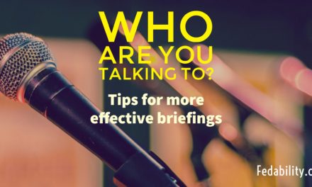 Who are you talking to? Tips for an effective briefing