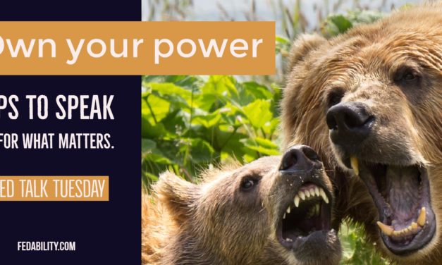 Own your power. Be a ferocious mama bear. Tips to speak up for what matters.