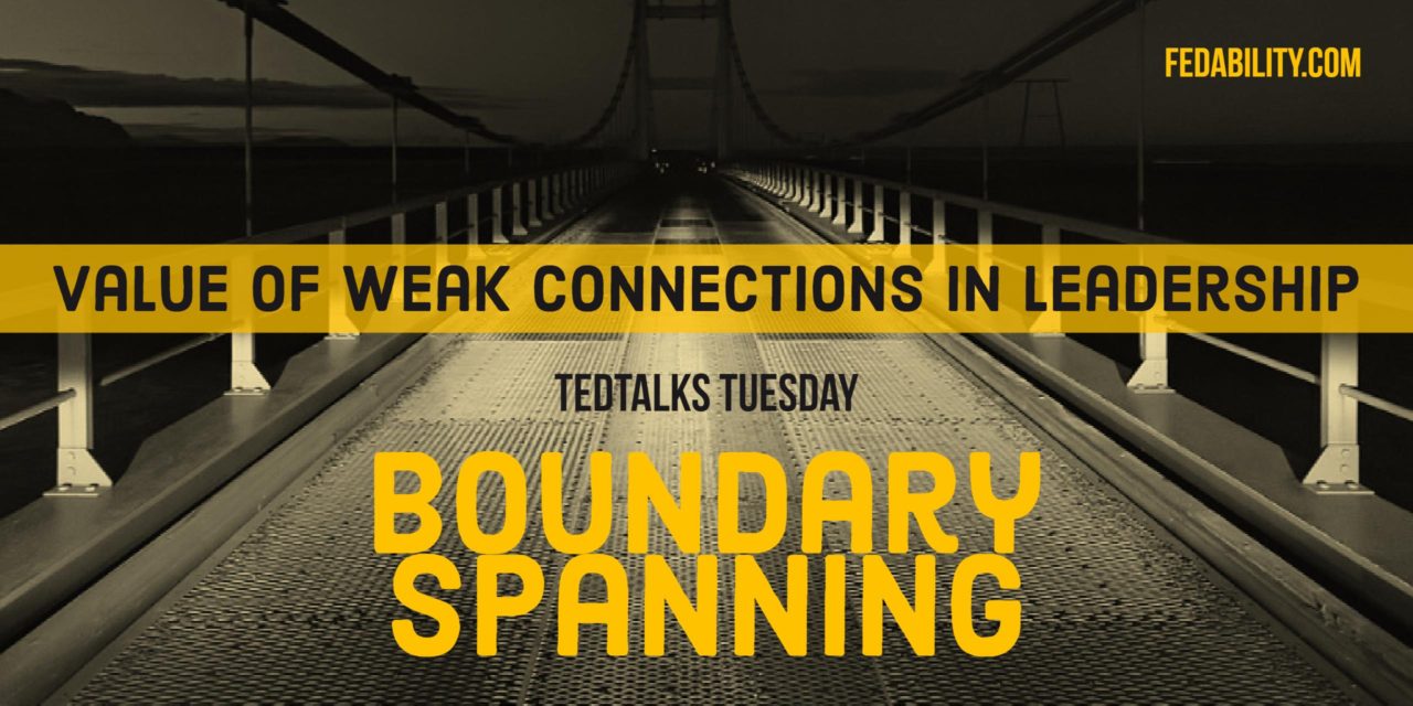 Boundary spanning: Value of weak connections in leadership