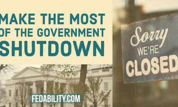 Make the most of the government shutdown
