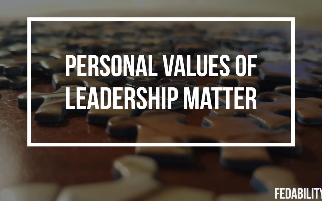 Ethical Federal workforce? Personal values of SES matter
