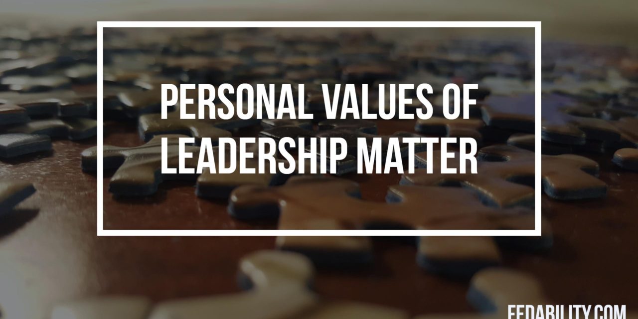Ethical Federal workforce? Personal values of SES matter
