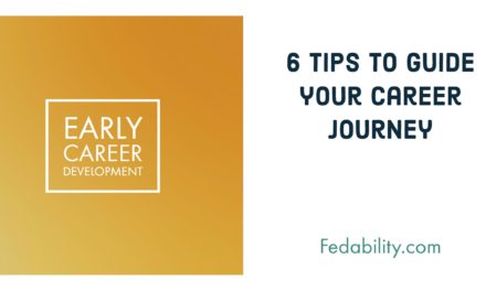 Early career development: Advice to guide your career journey