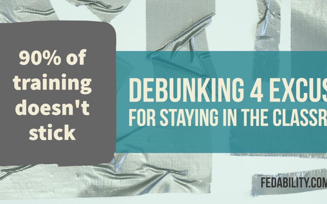 Debunking 4 excuses managers give for sending you to training