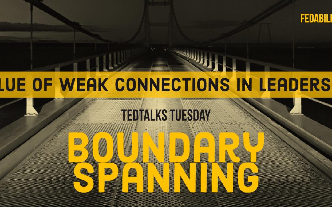 Boundary spanning: Value of weak connections in leadership
