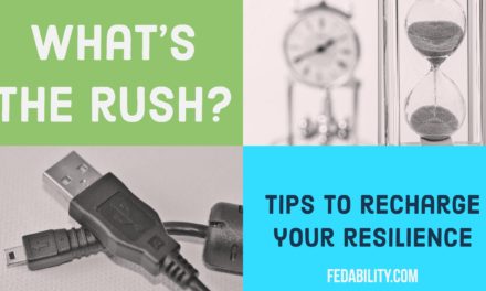 What’s the rush? Tips to recharge your resilience and reconsider priorities